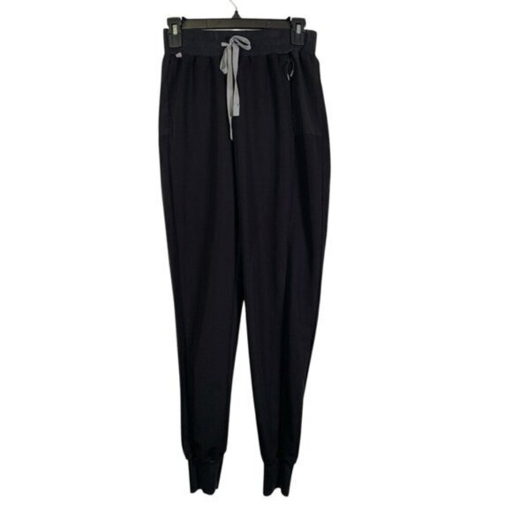 FIGS Zamora Black Jogger Scrub Pants Surgeon Pharmacist Doctor Nurse SZ XS #5587